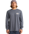The Billabong Mens Diamond Vision Long Sleeve T-Shirt in Ombre Blue