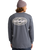 The Billabong Mens Diamond Vision Long Sleeve T-Shirt in Ombre Blue