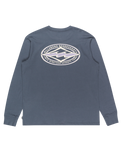The Billabong Mens Diamond Vision Long Sleeve T-Shirt in Ombre Blue