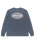 The Billabong Mens Diamond Vision Long Sleeve T-Shirt in Ombre Blue