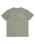 The Billabong Mens Arch Wave Wash T-Shirt in Grey Green