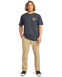 The Billabong Mens Adventure Division Rockies T-Shirt in Dark Navy