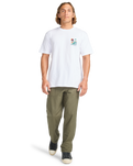 The Billabong Mens Adventure Division Sundown T-Shirt in White