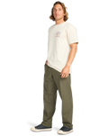The Billabong Mens Adventure Division Fauna T-Shirt in Chino