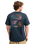 The Billabong Mens Adventure Division Scribbly T-Shirt in Navy