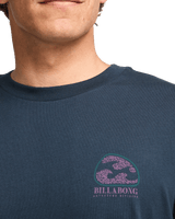 The Billabong Mens Adventure Division Scribbly T-Shirt in Navy