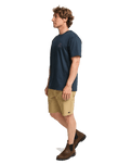 The Billabong Mens Adventure Division Scribbly T-Shirt in Navy