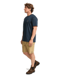 The Billabong Mens Adventure Division Scribbly T-Shirt in Navy
