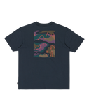 The Billabong Mens Adventure Division Scribbly T-Shirt in Navy