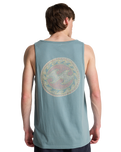 The Billabong Mens Crayon Wave Vest in Washed Blue