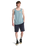 The Billabong Mens Crayon Wave Vest in Washed Blue