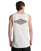 The Billabong Mens Crayon Wave Vest in White