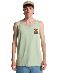 The Billabong Mens Stamp Vest in Vintage Green