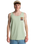 The Billabong Mens Stamp Vest in Vintage Green