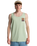 The Billabong Mens Stamp Vest in Vintage Green
