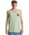 The Billabong Mens Stamp Vest in Vintage Green