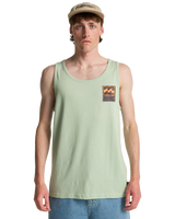 The Billabong Mens Stamp Vest in Vintage Green