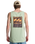 The Billabong Mens Stamp Vest in Vintage Green