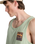 The Billabong Mens Stamp Vest in Vintage Green