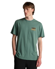 The Billabong Mens Adventure Division Range T‑Shirt in Sea Green