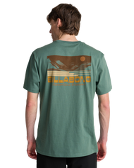 The Billabong Mens Adventure Division Range T‑Shirt in Sea Green