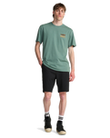 The Billabong Mens Adventure Division Range T‑Shirt in Sea Green
