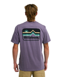 The Billabong Mens Adventure Division Range T-Shirt in Lavender