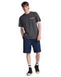 Food Court T-Shirt in Ombre Blue