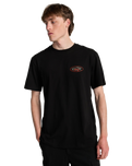 The Billabong Mens Orbit Arch T-Shirt in Black