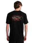The Billabong Mens Orbit Arch T-Shirt in Black