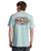 The Billabong Mens Diamond Vision T-Shirt in Dusty Blue