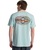 The Billabong Mens Diamond Vision T-Shirt in Dusty Blue