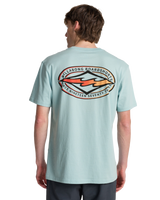 The Billabong Mens Diamond Vision T-Shirt in Dusty Blue