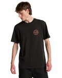 The Billabong Mens Rotor T-Shirt in Washed Black