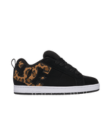 The DC Shoes Womens Court Graffik Shoes in Cheetah & Black