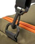 The Passenger Boondocker 30L Duffel in True Black & Khaki Green