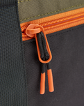 The Passenger Boondocker 30L Duffel in True Black & Khaki Green
