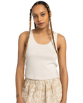 The Element Womens Yarnhill Vest in Oat Milk