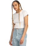 The Element Womens Yarnhill T-Shirt in Oatmilk