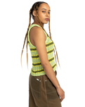 The Element Womens Flip Knit Top in Lettuce, Aurora & Mafly