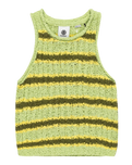 The Element Womens Flip Knit Top in Lettuce, Aurora & Mafly