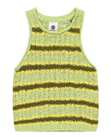 The Element Womens Flip Knit Top in Lettuce, Aurora & Mafly