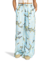 The Element Womens Chillin Trousers in Pop Yellow & Blue