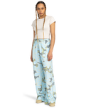 The Element Womens Chillin Trousers in Pop Yellow & Blue
