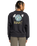 The Element Womens Swirl Flower Sweatshirt in Off Black