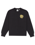 The Element Womens Swirl Flower Sweatshirt in Off Black
