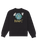 The Element Womens Swirl Flower Sweatshirt in Off Black