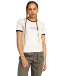 The Element Yarnhill Ringer T-Shirt in Oat Milk | Available at Anns Cottage