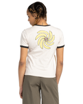 The Element Yarnhill Ringer T-Shirt in Oat Milk | Available at Anns Cottage