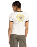 The Element Yarnhill Ringer T-Shirt in Oat Milk | Available at Anns Cottage